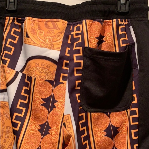 Reason Black & Gold Joggers Track Pants - Picture 7 of 12